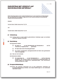 Alles was du wissen musst. Ehevertrag Ch Vertrag Download