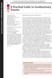 Image result for Genitourinary Trauma