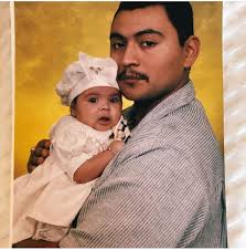 El Gavilancillo" Saul Viera con su bebe Dulce Viera