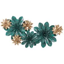Deco Murale Succulentes Vertes Et Dorees 62x36 Maisons Du Monde Stud Earrings Home Accessories Style