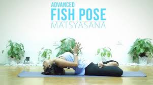 advanced matsyasana fish pose