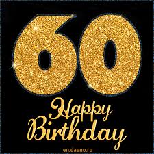 Several cats are celebrating a birthday in a restaurant. Happy 60th Birthday Animated Gifs Download On Funimada Com