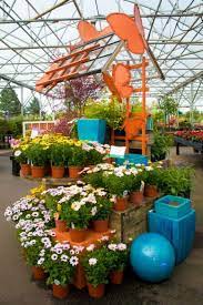 Six Displays Shine Bright Lawn Garden Retailer Garden Center Displays Garden Center Colorful Garden