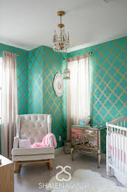 Our modern blue colored wallpaper collection represents the many shades and hues of blue, from aqua, opal, and cerulean, to periwinkle, denim, navy and midnight. Pink Teal And Gold Bedroom Novocom Top