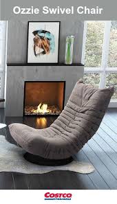 The Ozzie Swivel Chair Features A Low Profile Urban Design With Plush Tufted Upholstery The Polyester Blend With Swivel Chair Textured Panels Bean Bag Chair