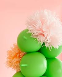 How to make a balloon bee balloon animal tutorial. Diy Giant Balloon Cactus Oh Happy Day Balloons Partydecor Balloon Sculptures Diy Cactus Party Decor Balloons