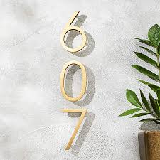 Matrix numbers are always different on each side of the lp, though the difference is often slight. Aurele 4 Brushed Brass House Numbers Cb2