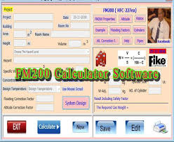 Free Download Fm200 Calculator Software Free Program For Calculation Of Fm 200 Fire Suppression Syste Fire Suppression System Software Fire Protection System