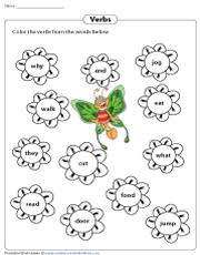 verb worksheets