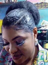 There are many methods of nice hair packing for casual and festive looks. Packing Gel Style With Afro Director At Natural Touch Salon Facebook
