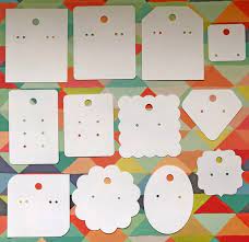 Download Earring Cards Svg Custom Earring Cards Earring Display Etsy