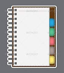Looking for powerpoint template decorative pen laying on blank sheet of? Blank Paper With Notebook Vector Outline By Roxiller Graphicriver