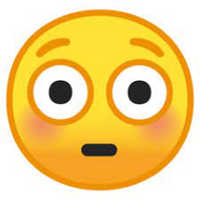 Flushed Face On Google Android 9 0 Emoji Emoji Design Flush