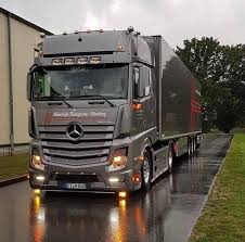 Mercedes Benz Actros Semi Trailer Fridge Van Cool Trucks Mercedes Truck Trucks