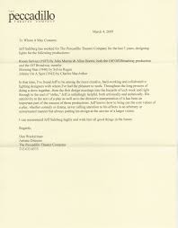 Limit your cover letter to one page and customize it to a specific recruiter, company and positio. Jeffrey E Salzberg Lighting Designer For Dance And Theatre