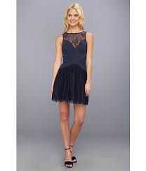 Bcbgmaxazria Sophiana Bandage And Lace A Line Dress 6pm Com Lace A Line Dress Dresses A Line Dress