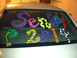 Pin By Veronica Tarango Arreola On Car Window Paint Car Window Paint Window Markers Grad Party Supplies