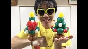 バルーンアート クリスマスツリーの作り方(Balloon Twisting: Christmas tree)
