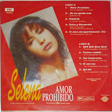 Vinyl Album Selena Amor Prohibido Emi Ecuador