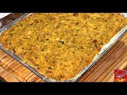Southern Cornbread Dressing With Chicken Cornbread Stuffing Youtube Dressing Recipes Cornbread Cornbread Dressing Southern Chicken Cornbread