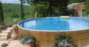 Above Ground Pool In Ground Alternative Crestwood Pools Above Ground Pool Landscaping Backyard Pool Pool Landscaping