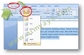Cara Mudah Membuat Kolom Tulisan Koran Di Microsoft Word Cara Aimyaya Cara Semua Cara