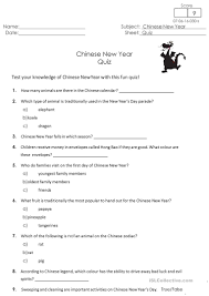 New year may have passed most of us, but the festivities are about to begin in the east as china rings in the new. Chinese New Year Quiz English Esl Worksheets For Distance Learning And Physical Classrooms