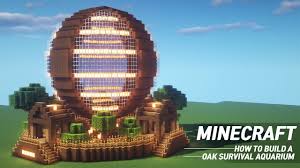 You need to build a house in minecraft to have a home base of operations, and that house needs to have some specific items. Minecraft Large Oak Survival Aquarium Tutorial How To Build In Minecraft 59 Youtube