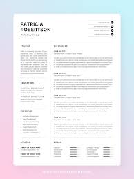 If you have an older version of word or pages, such as word 2003 or pages '09, message me and i'll send you. Professional 1 Page Resume Template Modern One Page Cv Word Mac Pages Minimalist Design Developer Designer Marketing Patricia In 2021 Modern Resume Template Resume Template One Page Resume Template