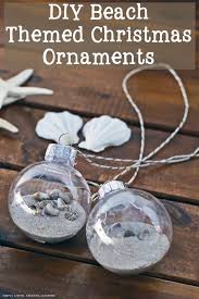 Porcelain sea turtles christmas tree ornament underwater beach ocean sea life themed custom christmas ornaments. Diy Beach Themed Christmas Ornaments Simple Living Creative Learning