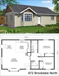 I've seen several designs for house shaped beds, but this one is a little different because it's got solid sides to help prevent roll out. Brookdale North 972 960 Sq Ft 2 Bed Move Kitchen To Dining Room Put Bed 2 Where Kitchen Was Make Tiny House Plans Small House Plans Tiny House Floor Plans