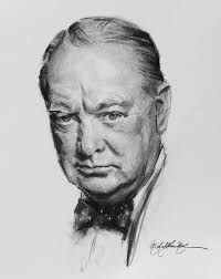 Winston Churchill By Michael Shane Neal Art Sketches Male Sketch Michael