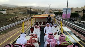 تشغيل تجريبي لفعالية باص أبها السياحي عسير