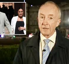 Veteran royal correspondent Nicholas Witchell is lost for words during live  TV broadcast