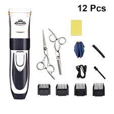 Product titlekemei protable mini hair cut kit cutting machine hai. Electric Hair Clipper Haircut Machine Haircut Shave Machine With Sponge Comb Brush Cape Randomcolorcape Walmart Com Walmart Com