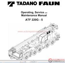 Tadano Mobile Crane Full Shop Manual Dvd Auto Repair