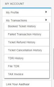 Irctc Website My Transaction Online Tickets Train Ticket Booking Online