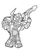 Free pdf generator and print ready. Nexo Knights Coloring Page