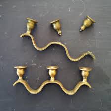 Vintage carved and painted drummer whirligig. Rare Vintage Brass Candle Holders Rolling Wave Style Set Of Two In The Vintage Kitchen Shop