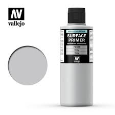 The intent is you spray a i have 3 kinds, zinc rich grey epoxy polyamide primer (which works for both color paints), white epoxy polyamide topcoat, & aircraft grade white aliphatic. Vallejo Surface Primer Grey 70601 In 17ml Bottles
