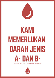 Bayarlah dengan darah juga, derma darah bila dah sihat. T H E P R E S E N T E R On Twitter Kongsikan Tabung Darah Hsa Memerlukan Darah Jenis A Negatif Dan B Negatif Mohon Jasa Baik Penderma Untuk Menderma