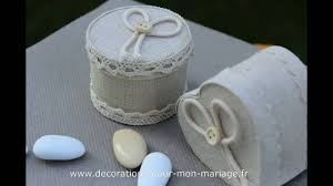 La boite souvre comme une boite dallumettes. Contenant Dragees Mariage Nature Et Chic Youtube