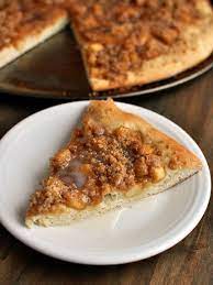 Apple Cinnamon Streusel Dessert Pizza Recipe Dessert Pizza Desserts Apple Dessert Recipes