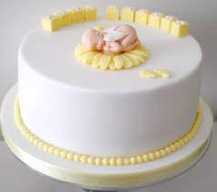 Such A Sweet And Simple Baby Shower Cake Baby Shower Cupcake Cake Simple Baby Shower Cake Baby Shower Cakes