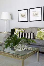 Hint Of Green Living Room Green Living Room Grey Contemporary Living Room Design