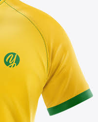 T Shirt Soccer Mockup In Apparel Mockups On Yellow Images Object Mockups
