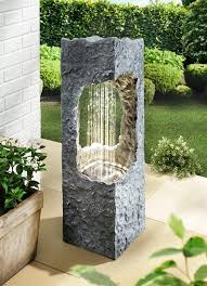 Diese unterscheiden sich in form, material. Brunnensaule Corso Solarbrunnen Garten Gartendekoration Garten
