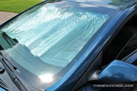 Hi vis neck shade for hard hats: Is It Better To Use A Cardboard Or Reflective Windshield Sun Shade The News Wheel