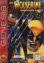 Wolverine Adamantium Rage 1994 Genesis Box Cover Art Mobygames Wolverine Sega Genesis Sega