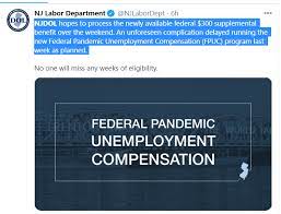 You can call your regional . New Jersey Nj Dol Enhanced Unemployment Benefit Programs 300 Fpuc Peuc And Pua Have Ended But Missing Payments And Retroactive Claim Processing Delays Continue Updates And Latest News Aving To Invest